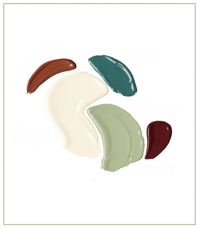 رنگ اکرولیک نیمه براق