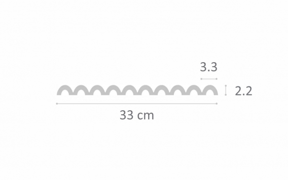 مقطع پنل دیواری WPR33